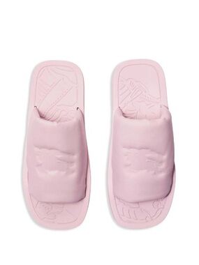 BNWT BURBERRY Equestrian Knight Leather Slides, SIZE 38